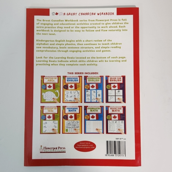 🆓️ W/ $55 Purchase! Kindergarten Prep Workbooks, Set Of 4 🆕️ - Picture 9 of 9